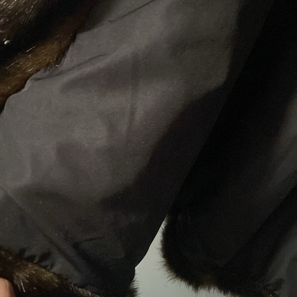 H&M Women’s Chocolate Brown Faux Fur Jacket - Picture 6 of 8